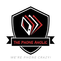 The Phone Aholic logo, The Phone Aholic contact details