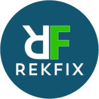 RekFix logo, RekFix contact details