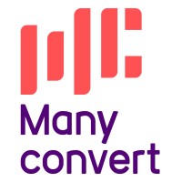 ManyConvert logo, ManyConvert contact details