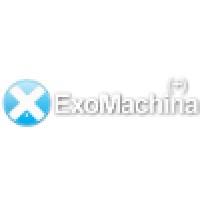 ExoMachina logo, ExoMachina contact details