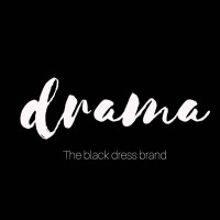 Drama the black dress brand logo, Drama the black dress brand contact details