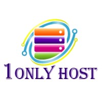 1Only Host logo, 1Only Host contact details