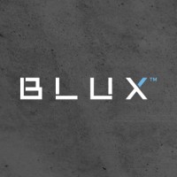 BLUX logo, BLUX contact details