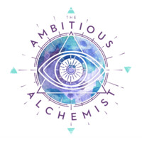 The Ambitious Alchemist logo, The Ambitious Alchemist contact details