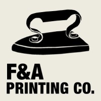 F&A Printing Co. logo, F&A Printing Co. contact details