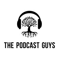 The Podcast Guys logo, The Podcast Guys contact details