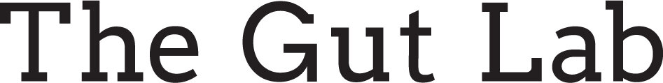 The Gut Lab logo, The Gut Lab contact details