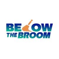 Below the Broom logo, Below the Broom contact details