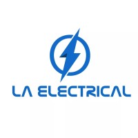 LA Electrical logo, LA Electrical contact details