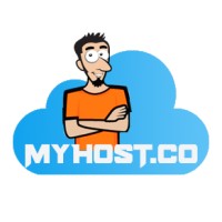 MyHost logo, MyHost contact details