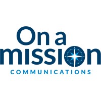 On a Mission Communications logo, On a Mission Communications contact details