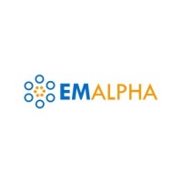 EMAlpha logo, EMAlpha contact details