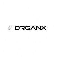 OrganX logo, OrganX contact details