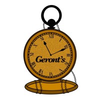 Geront's logo, Geront's contact details