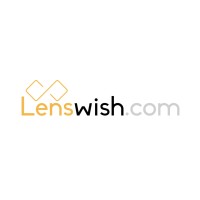 LensWish logo, LensWish contact details