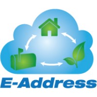 E-Address logo, E-Address contact details