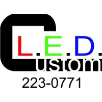 Custom LED logo, Custom LED contact details