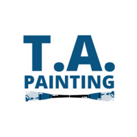 T.A. Painting logo, T.A. Painting contact details