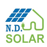 ND Solar logo, ND Solar contact details