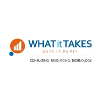 What It Takes logo, What It Takes contact details