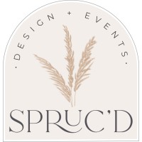 Spruc'd Design + Events logo, Spruc'd Design + Events contact details