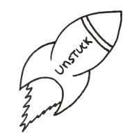 UnStuck School logo, UnStuck School contact details