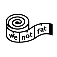 WE NOT FAT logo, WE NOT FAT contact details