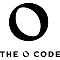 The O Code logo, The O Code contact details