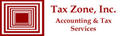 Tax Zone logo, Tax Zone contact details