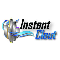 InstantClout logo, InstantClout contact details