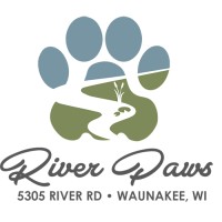 River Paws logo, River Paws contact details