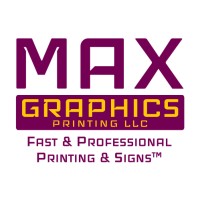 Max Graphics Printing & Signs logo, Max Graphics Printing & Signs contact details