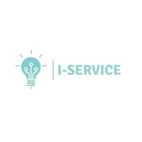 I Service logo, I Service contact details