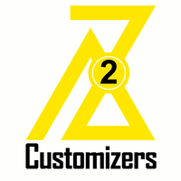 A2Z Customizers logo, A2Z Customizers contact details