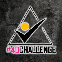 #40Challenge logo, #40Challenge contact details