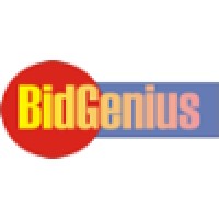 BidGenius logo, BidGenius contact details