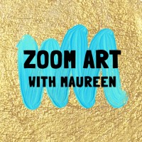 Zoom Art with Maureen logo, Zoom Art with Maureen contact details