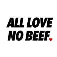 ALL LOVE NO BEEF logo, ALL LOVE NO BEEF contact details