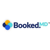 BookedMD logo, BookedMD contact details