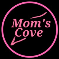 MomsCove logo, MomsCove contact details