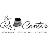 the ReCenter logo, the ReCenter contact details