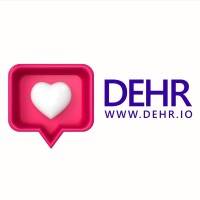 DEHR.IO logo, DEHR.IO contact details