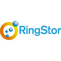 RingStor logo, RingStor contact details