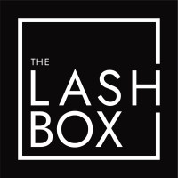 The Lash Box logo, The Lash Box contact details