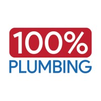 100% Plumbing logo, 100% Plumbing contact details