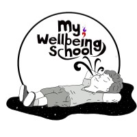 My Wellbeing School logo, My Wellbeing School contact details