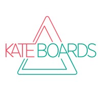 KateBoards logo, KateBoards contact details