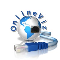 OnlineViz logo, OnlineViz contact details