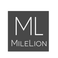 The MileLion logo, The MileLion contact details