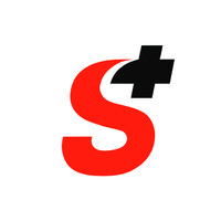 S+ logo, S+ contact details